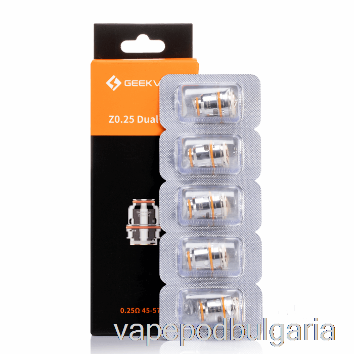 Vape Bulgaria Geek Vape Zeus Mesh Replacement Coils 0.25ohm Z Dual Coils